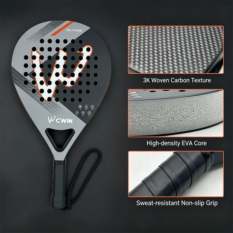 ไม้เทนนิสพาเดล CWIN BLAZE 3K ค - Badminton Racket Carbon บทวิจารณ์และราคา
