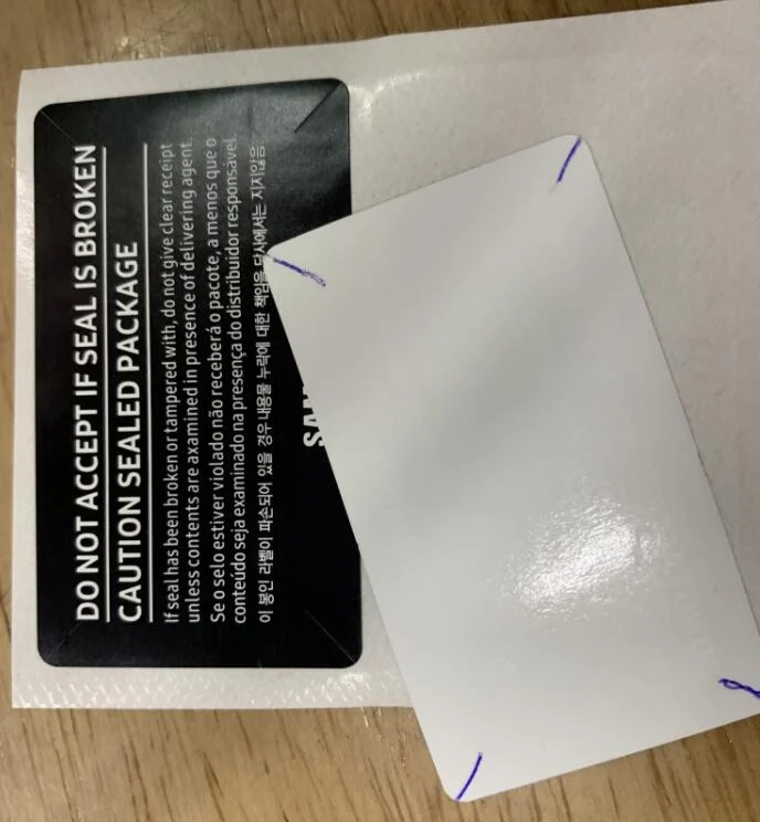 4.5 X 2.5 cm Seal Label Sticker For Sam LG Phone S20 S21 S22 Note 20 Package box sealing strip Free Ship