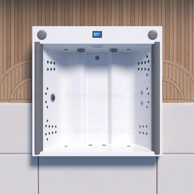 

Custom Modern Pure Acrylic Whirlpool Spa Outdoor Spa Tub 3 Person Size Hot Tube Outdoor With Control Panel And Heater