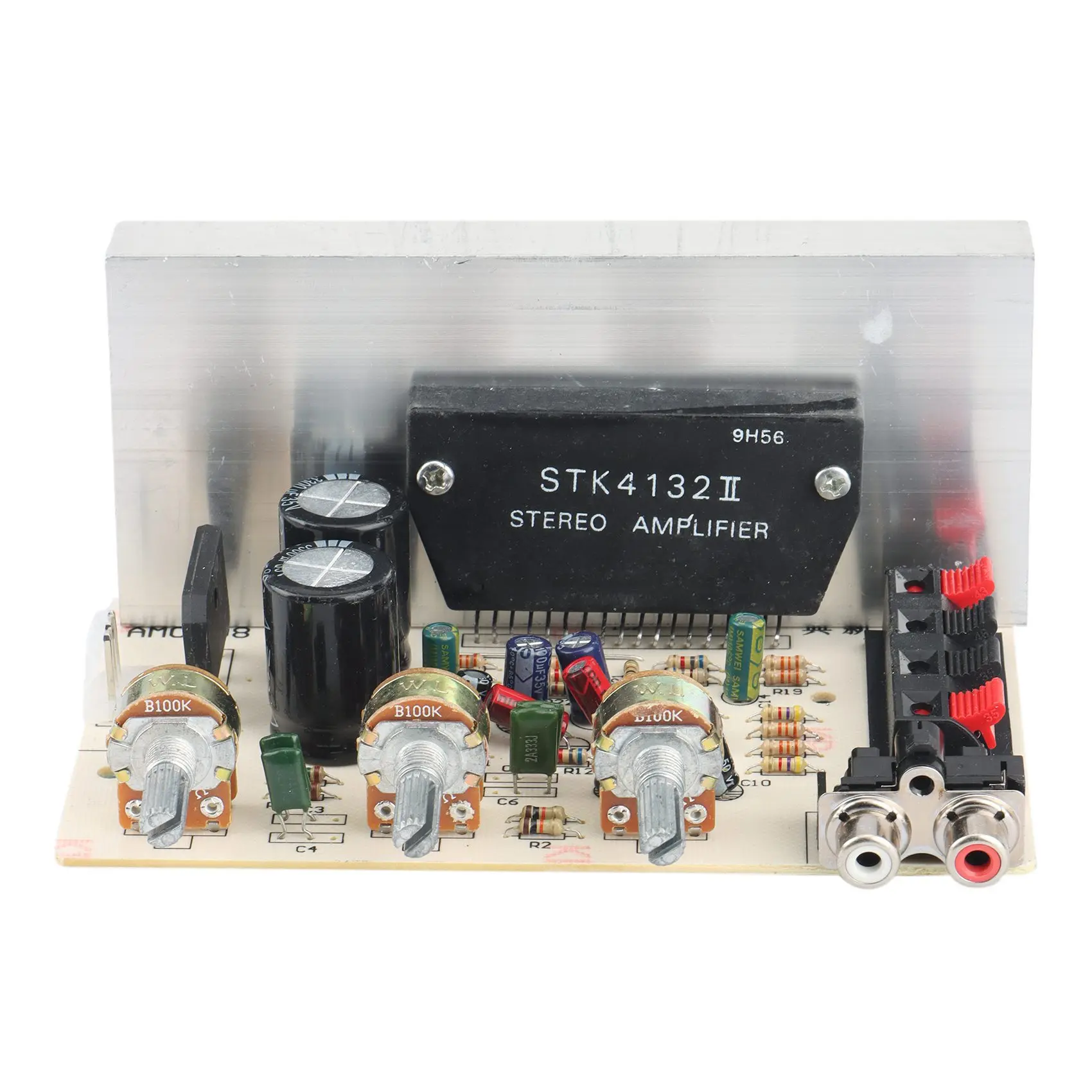 บอร์ดเครื่องขยายเสียงสเตอริโอดิจิตอล2.0ช่องสัญญาณ AM0408ซีรีส์ DC 12V Stk แบบฟิล์มหนา