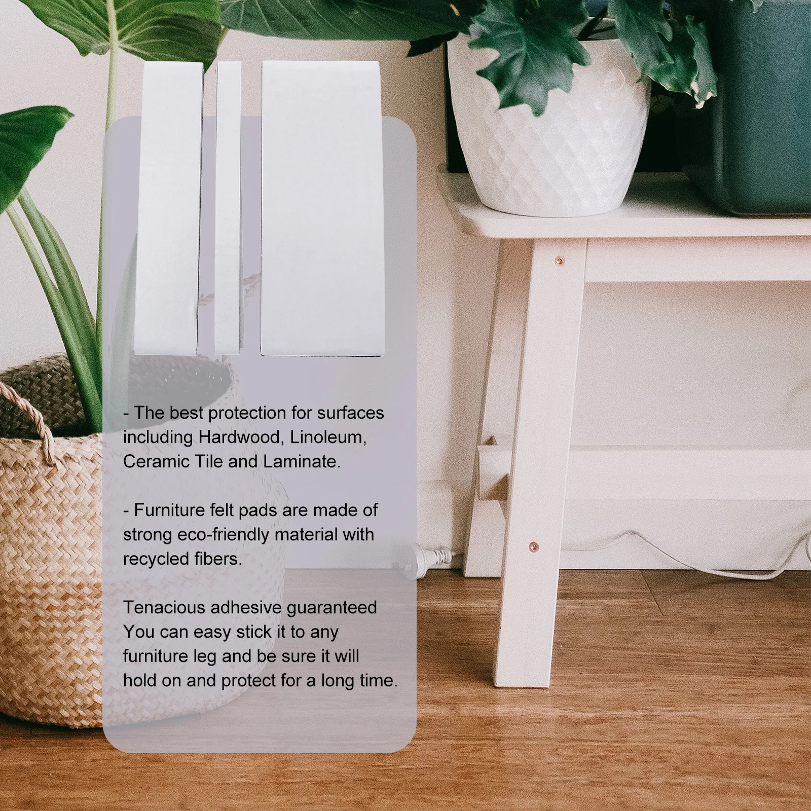 

Adhesive Felt Roll Pads for Furniture Chairs Tables Hardwood Laminate Tile Scratch Protection Furniture Protection Pads