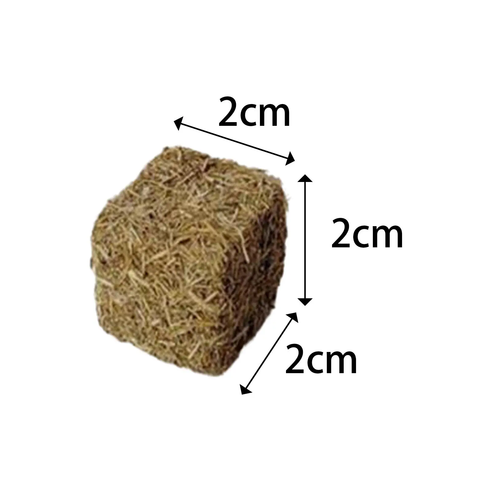 4Pcs Mini Hay Bales Miniature Portable Multifunction Simulated Haystack for