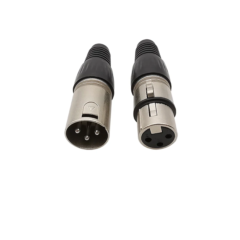 10-teiliger XLR-Stecker 3-poliger Stecker/Buchse Audio-Mikrofon-Kabel Kabel Löt stecker 3-polige XLR-Stecker