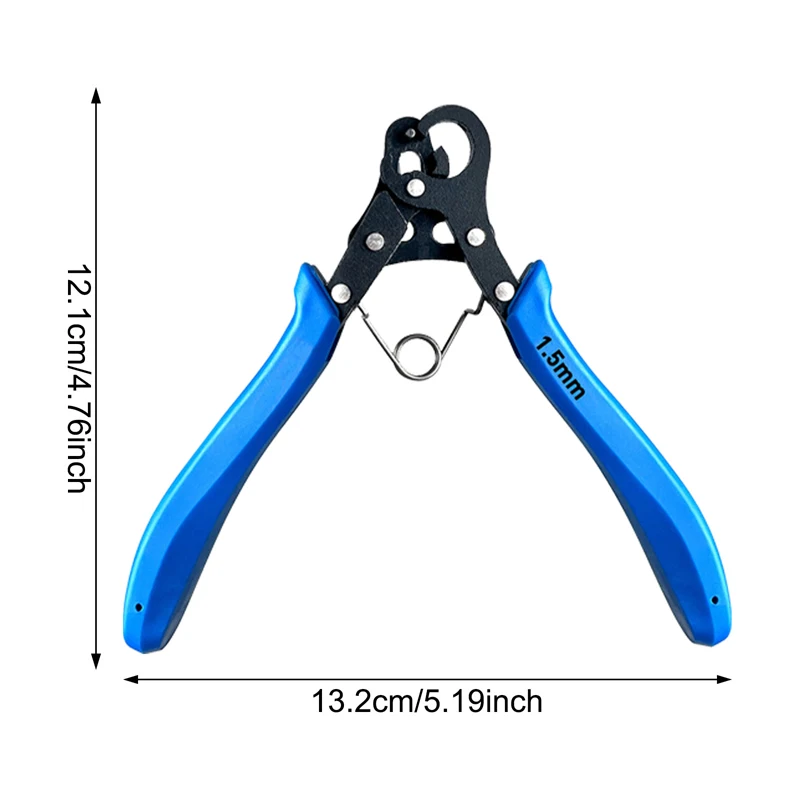 1.5/2.25/3mm Repair Wire Ring Wrapping Rolling Plier Craft Jewelry Making Round Nose Precision Mini Pliers Winding Bending Tool