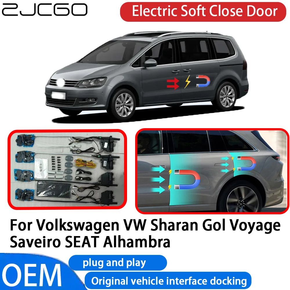 

for Volkswagen VW Sharan Gol Voyage Saveiro SEAT Alhambra Car Automatic Electric Soft Close Door Closer System OEM Plug and Play