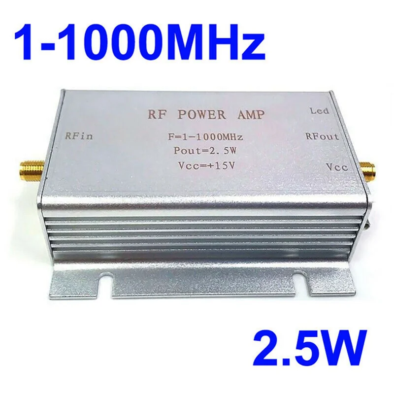 AS95-4X 1-1000Mhz 2.5W Rf Power Amplifier For  Fm Transmitter Vhf Uhf Rf Ham Radio