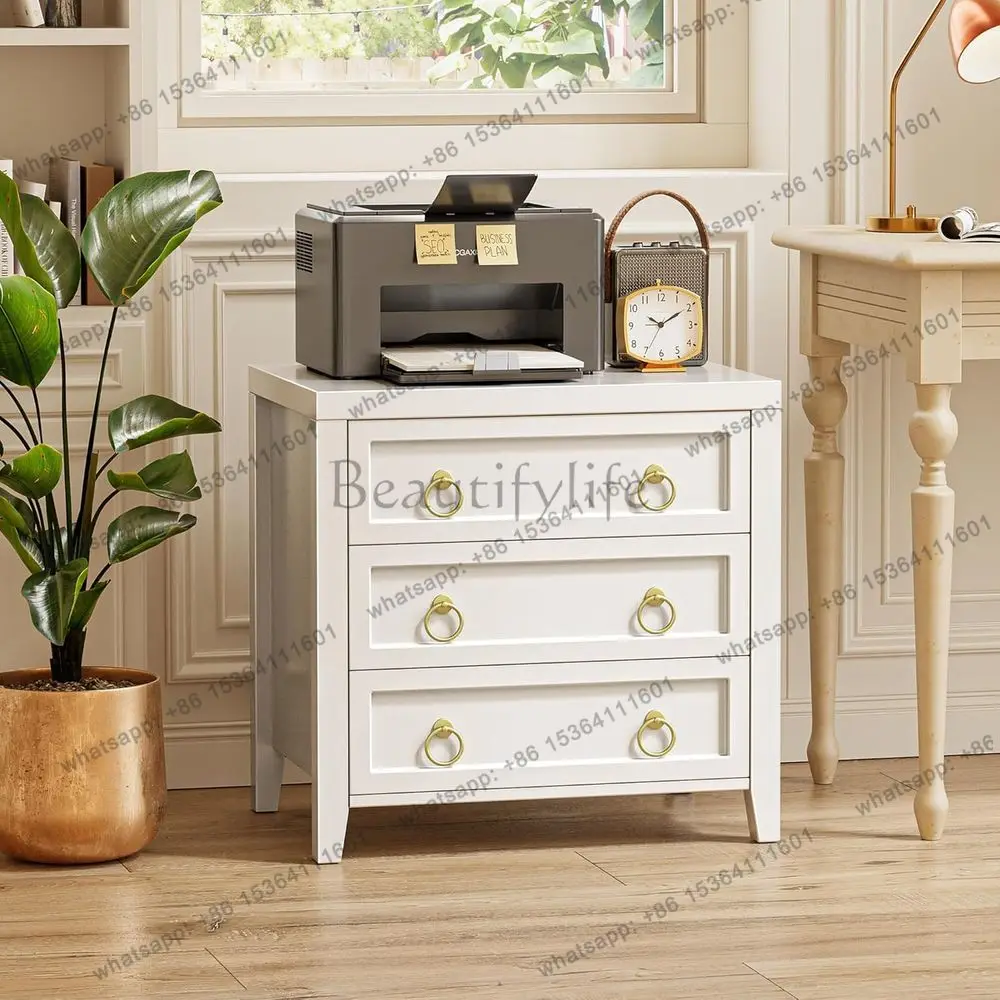 YJ   23.6 Inch Night Stand with Charger Station and USB-C Port, 3 Drawer Nightstand, Larger Wider Bedside Table, Modern Side En