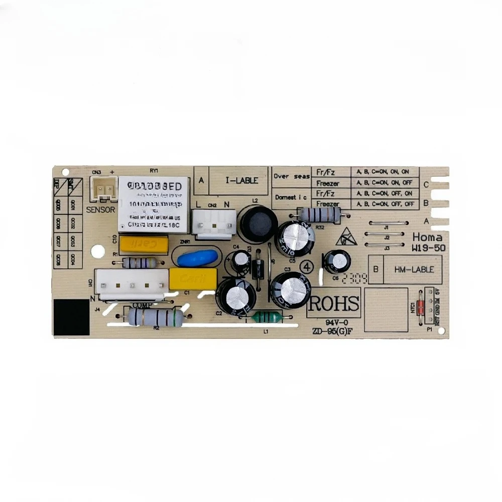 

For Homa Refrigerator Control Board W19-50AC Circuit PCB W19-50 Fridge Motehrboard Freezer Parts