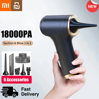 Xiaomi Youpin Car Vacuum Cleaner 18000PA Mini Portable Duster Handheld Cleaning Machine Home Appliance Powerful Wireless Vacuum