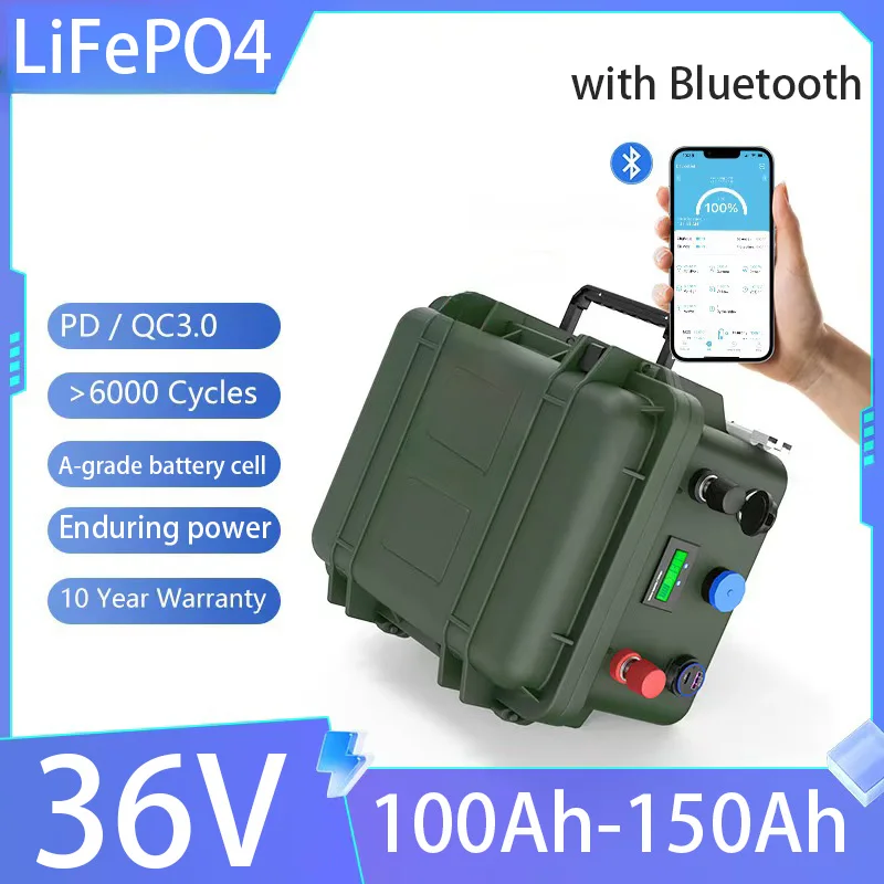 

36V100AH 120AH 150AH LiFePO4 Battery 36v battery 100ah /120ah/150ah Lithium iron phosphate battery for electric engine,motor