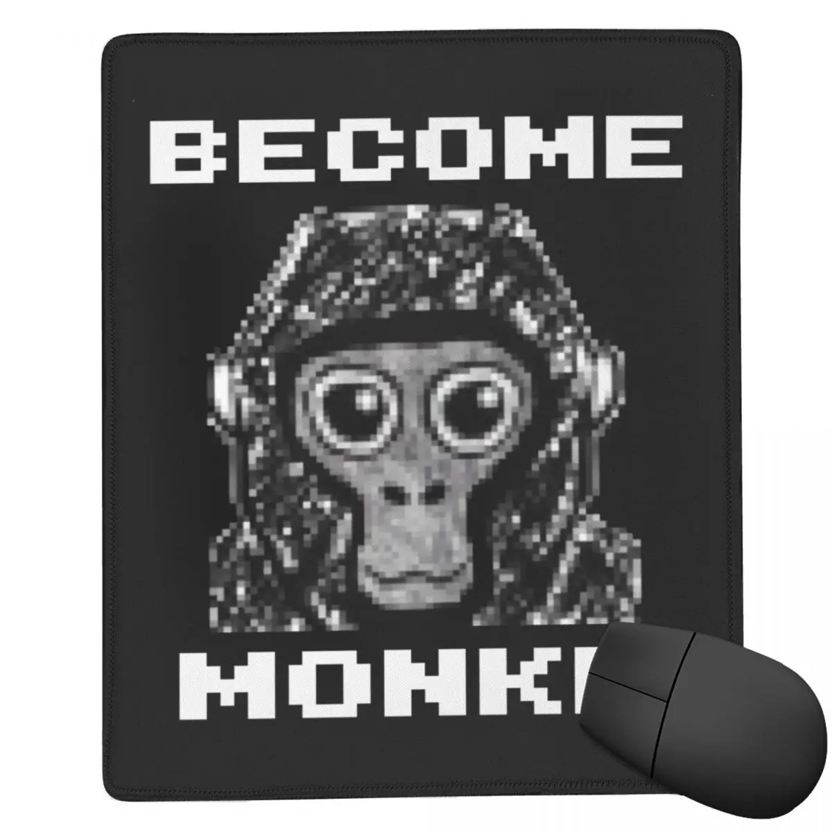 Gorilla Tag Become Monke - Gtag Monkey 7x9 in 22x18 cm Mouse Pad Computer Keyboard Mouse Mat Gaming PC Laptop Desk Mat