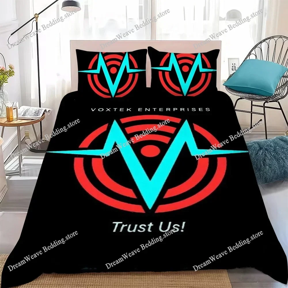 T-Trust Us Logo Duvet Cover Set Home Style Bedding Soft Laundry Cotton Bed Student Dormitory GiftFQH