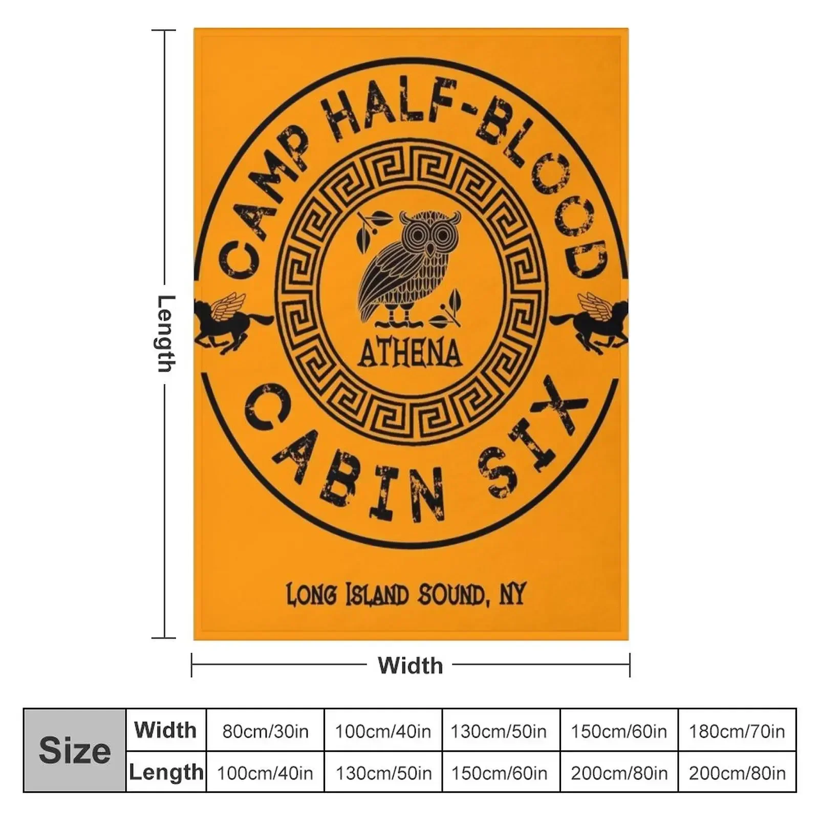 Cabin Six - Athena - Percy Jackson - Camp Half-Blood Throw Blanket Bed Fashionable For Baby christmas decoration Blankets