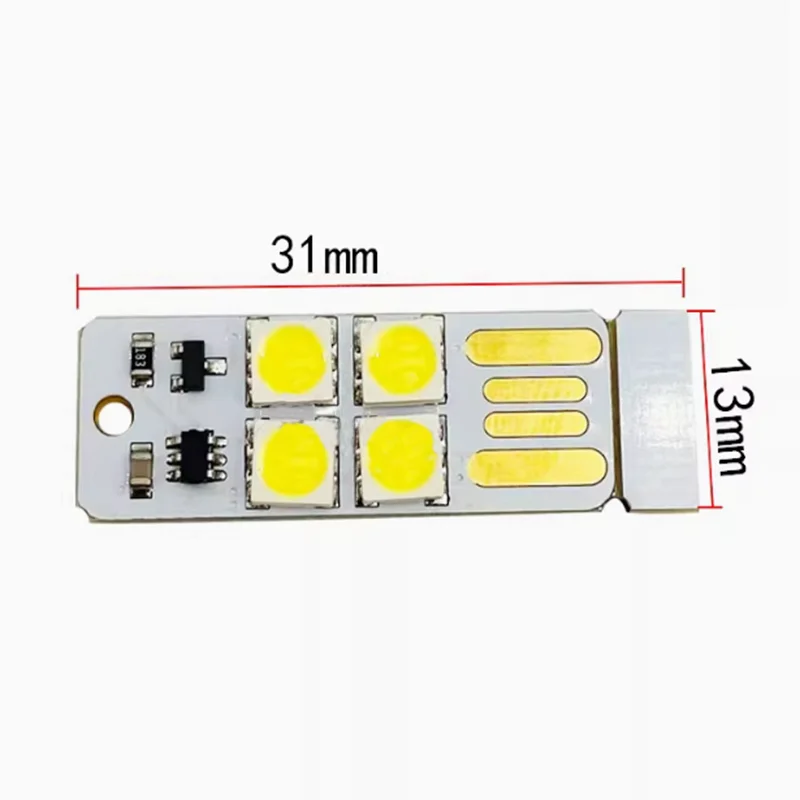 1pcs Touch switch USB light LG light source computer keyboard light ultra small ultra-thin mini USB light