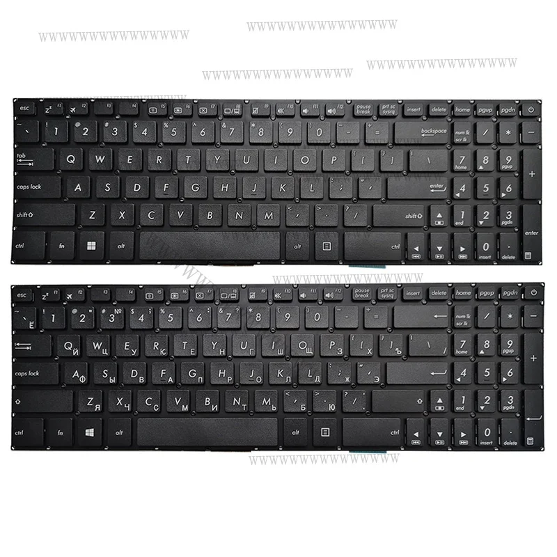HD nuevo para ASUS Vivobook X705 X705MA X705MB X705FN X705FD X705QA N705U N705 N705UN N705UD teclado para ordenador portátil ruso/estadounidense 0KNB0-670GU
