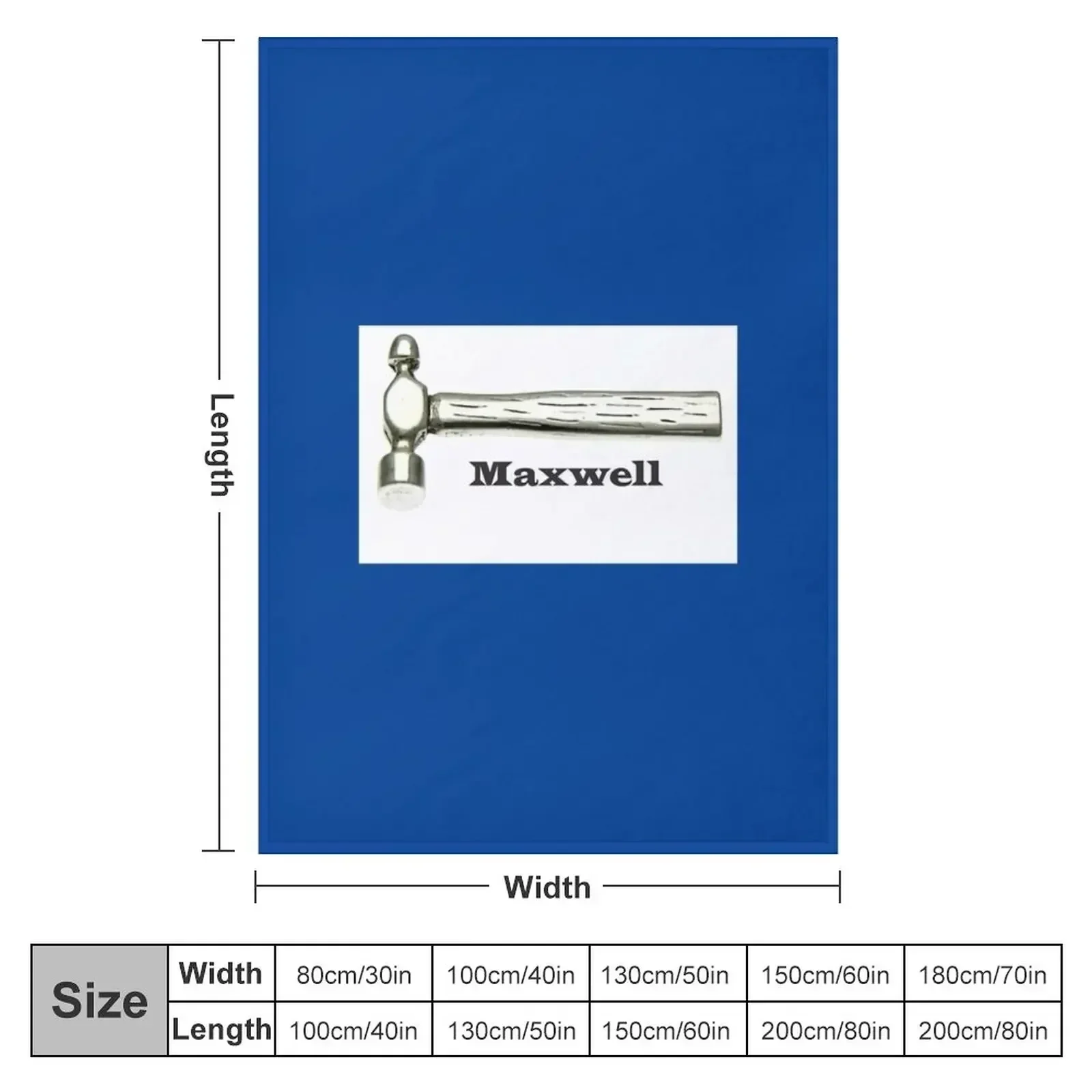 Maxwell Silver Hammer Throw Blanket Fashion Sofas Plaid on the sofa Polar Winter beds Extra Large Throw anime Blankets