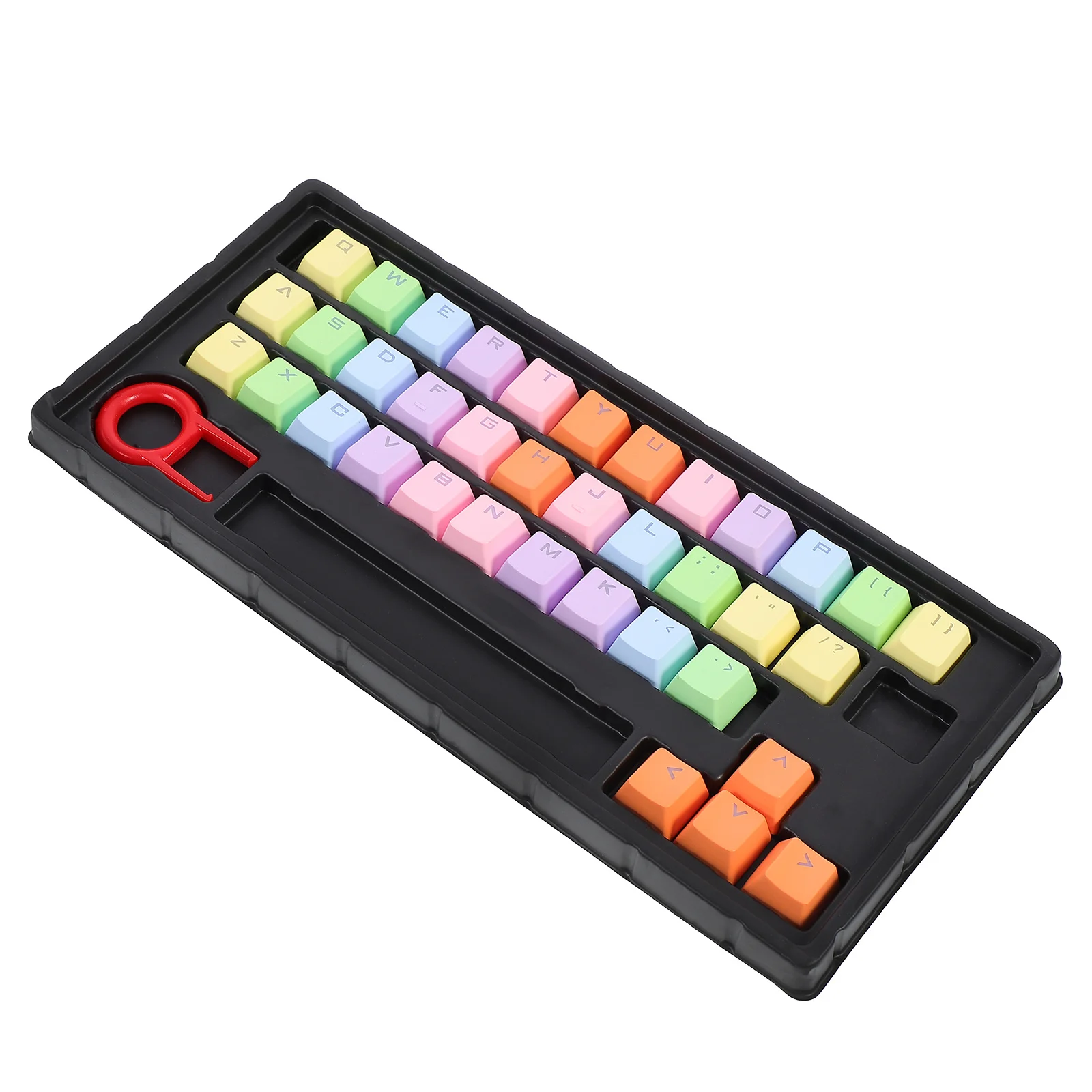 

1Set Keyboard Keycaps Replace Kit Exquisite Workmanship Smooth Finish for Pc Laptop Customization Colorful Stylish Design
