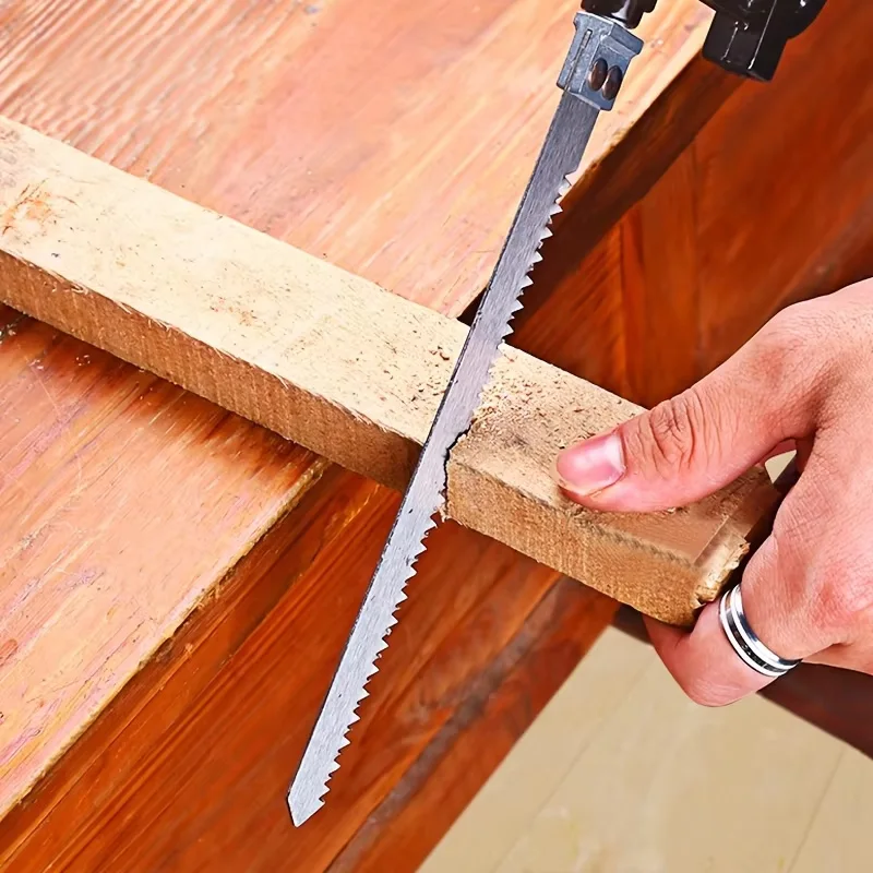 쇠톱 세트, 12인치 강철 톱 (교체 가능한 톱날 및 금속 마이터 포함), 목재용 핸드쏘 3개 (쇠톱 프레임, 미니 톱)