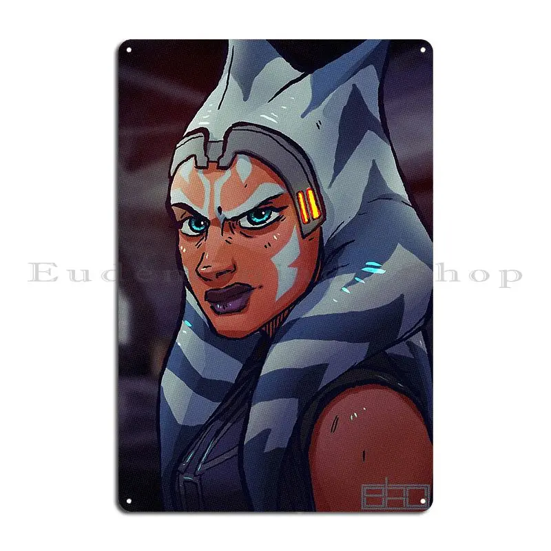 Ahsoka S Pretty Concerned Metal Sign Create Home Kitchen Printing Mural Tin Sign Poster