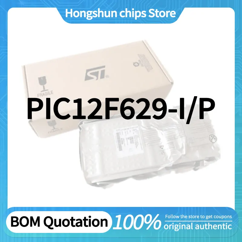 

PIC12F629-I/P Standard version
