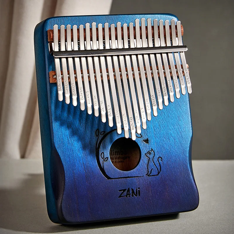 Kalimba 21 Key Thumb Piano Mahogany Professional Kalimba 17 Key Finger Piano Beginners Instrument With Tuning Wrench