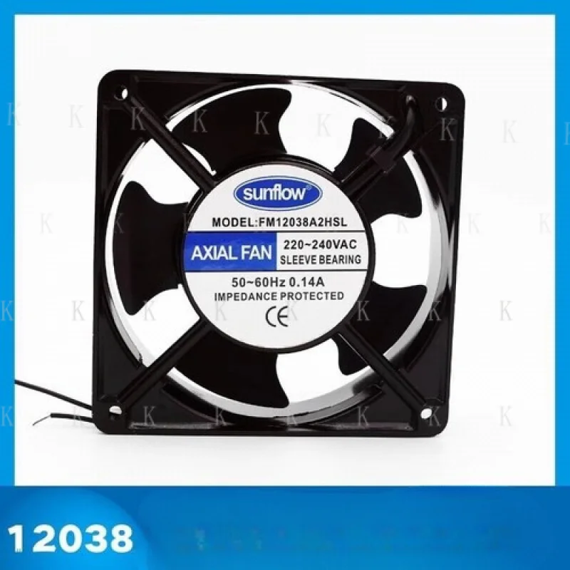 

C FOR sunflow FM12038A2HSL AC220V-240V 0.14A 12CM Cooling Fan