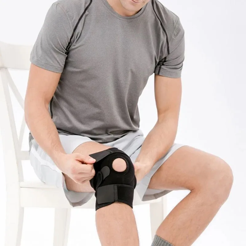 Adjustable Orthopedic Knee Pad Knee Brace-Knee Brace with Side Stabilizers & Patella Gel Pads-Kneepad Guard Meniscus Ligament