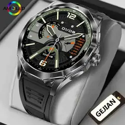 New men's Bluetooth calling smartwatch 1.85-inch 710mAh large battery multi sport mode outdoor fitness men's smartwatch 2024