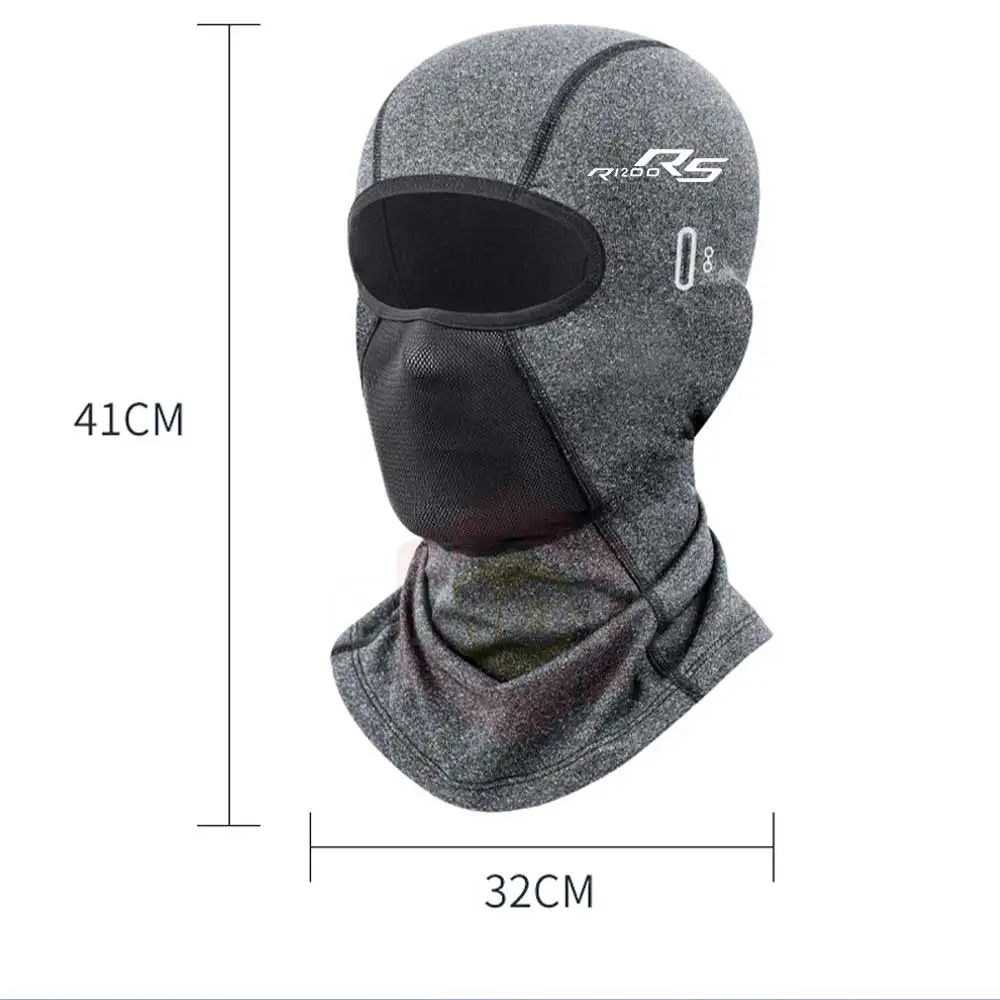 For BMW R1200RS Winter Warm Cycling Cap Men Women Thicken Balaclava Hat Neck Scarf Unisex Outdoor Windproof Hooded Face Mask