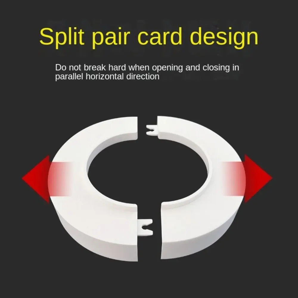 벽 플랜지 ABS 배수 파이프 커버 도금 조절 수도꼭지 장식 커버 파이프 벽 커버 주방