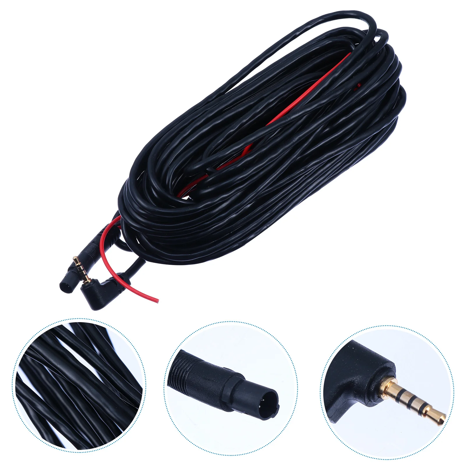 สายต่อเครื่องบันทึกข้อมูลรถยนต์ 10 เมตร ทนทานต่อการสึกหรอ ออกแบบมาเพื่อการใช้งานหนัก เชื่อถือได้ ต่อขยายการเชื่อมต่อสำหรับกล้องติดรถยนต์