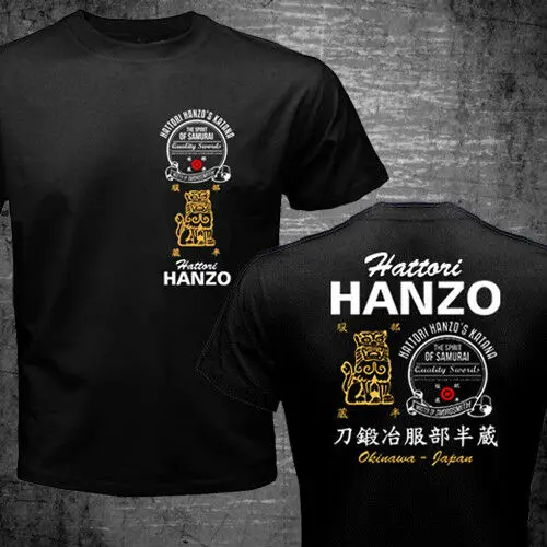 

Marque De Mode Kill Bill Hattori Hanzo Ninja Samurai T-shirt Imprimé 100 % Coton