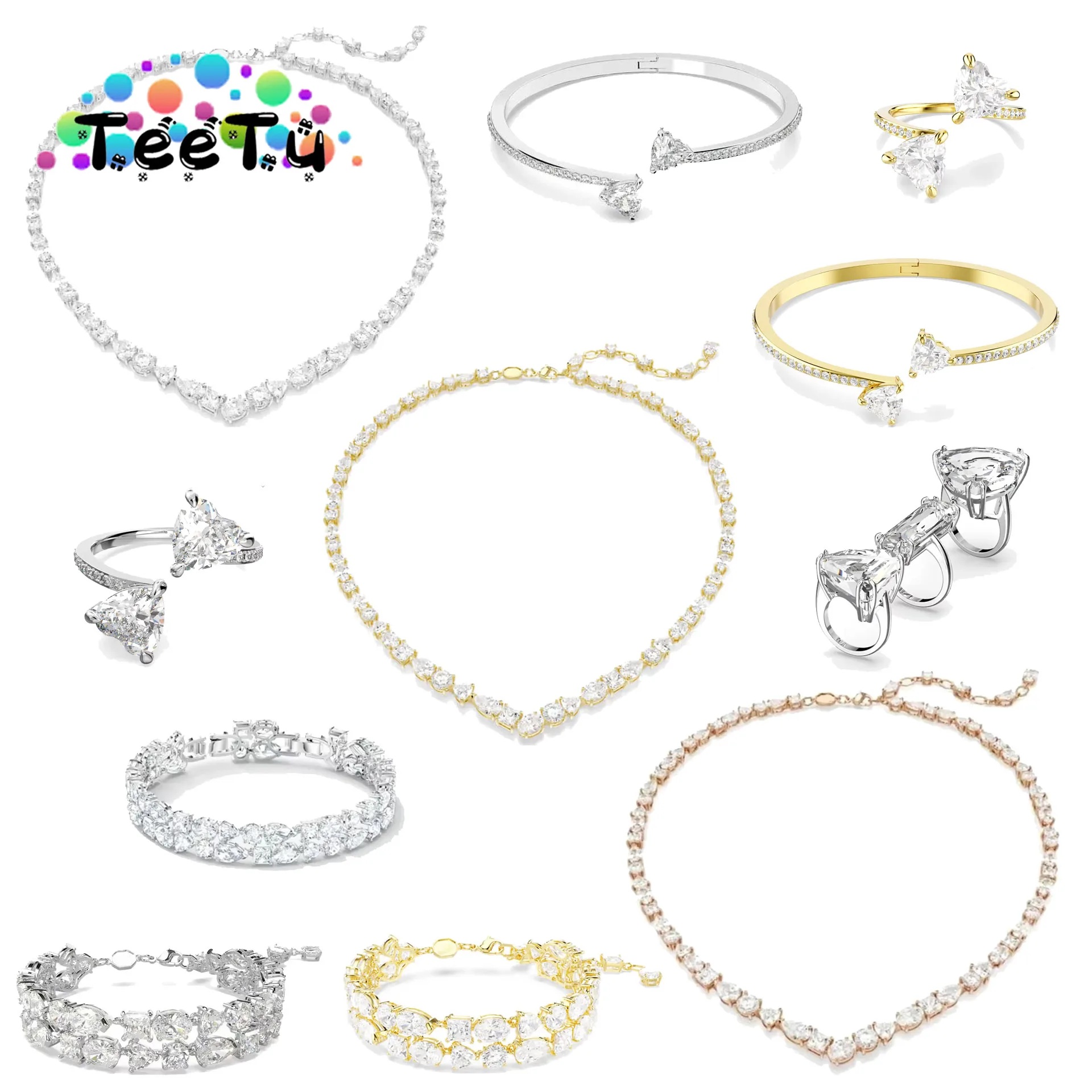 

Оригинальные подвески 2026, открытое кольцо, ювелирное ожерелье в форме капли, комплект ювелирных изделий, женский браслет с каплями воды, серьги, романтический подарок