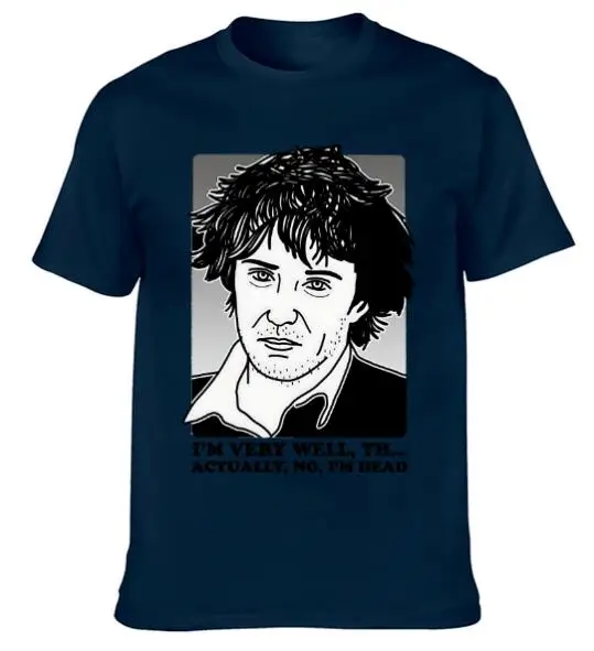Black Books T-Shirt Bernard I'm Dead Combine Fun Printed Shirt Men's And Women's Short Sleeve T-shirts image 5