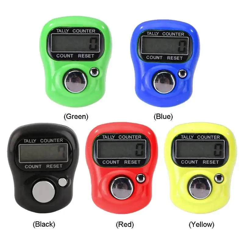 1Pcs Mini Finger Counter LCD Electronic Digital Counter Counting Range 0-99999  For Sewing Knitting Weave Tool