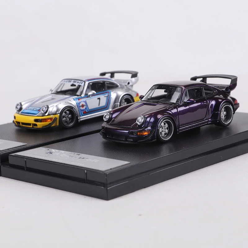 SW 1:64 RWB964 Modifikation des breiten Karosseriums, Modellauto aus Druckgusslegierung
