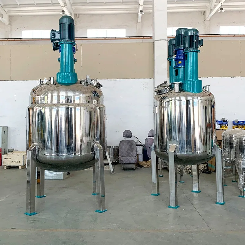 1000L aqueous solution tank 1500L batching tank stainless steel electric heating stirring reactor