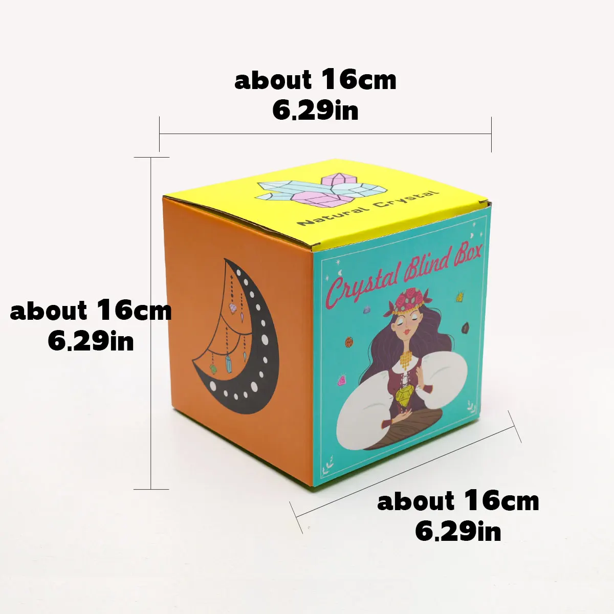 عينة معدنية كريستالية طبيعية ، جمع طاقة الزجاجة ، صندوق أعمى ، تعليم الجغرافيا ، هدية الديكور