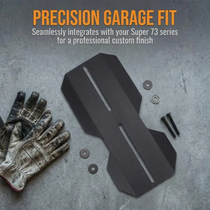Middle  for Ebike Quick Installation Splash Protection Mudguard Suitable for Rainy Wet Road Conditions