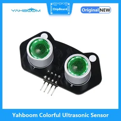 Yahboom Intelligent Colorful ultrasonic Module RGB Ranging sensor Robot Car distance module avoid obstacle Can Glow