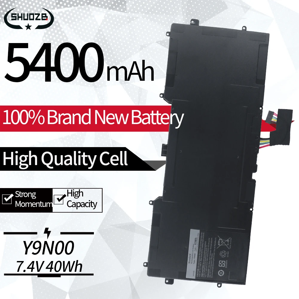

Новый аккумулятор для ноутбука Y9N00 C4K9V для Dell XPS 13 9333 L322X 13-L321X L221x 9Q33 9Q23 3H76R 0Y9N00 489XN PKH18 0PKH18 7,4 В 4000 мАч