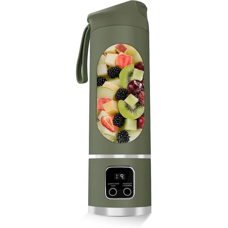 2026 New USB Rechargeable 500ML Portable Blender,For Smoothies, 12-Blade Personal Juice Cup, For Protein Smoothie Maker B