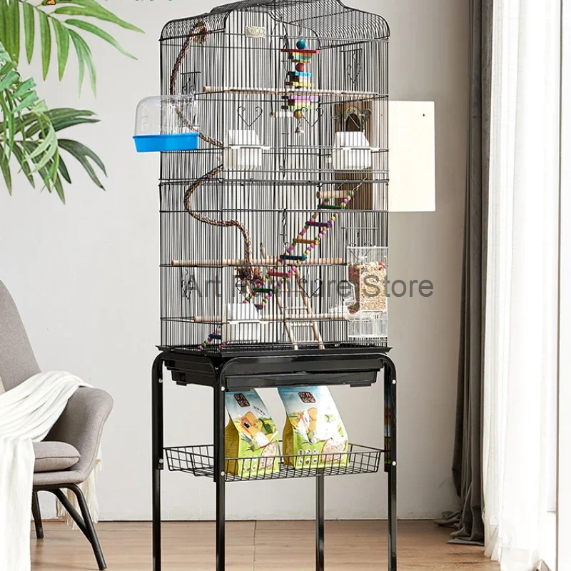 Feeder Outdoor Bird Cages Large Parrot Portable Breeding Bird Cages Pigeon Budgie Gaiola De Passarinho Pet Products YY50BC