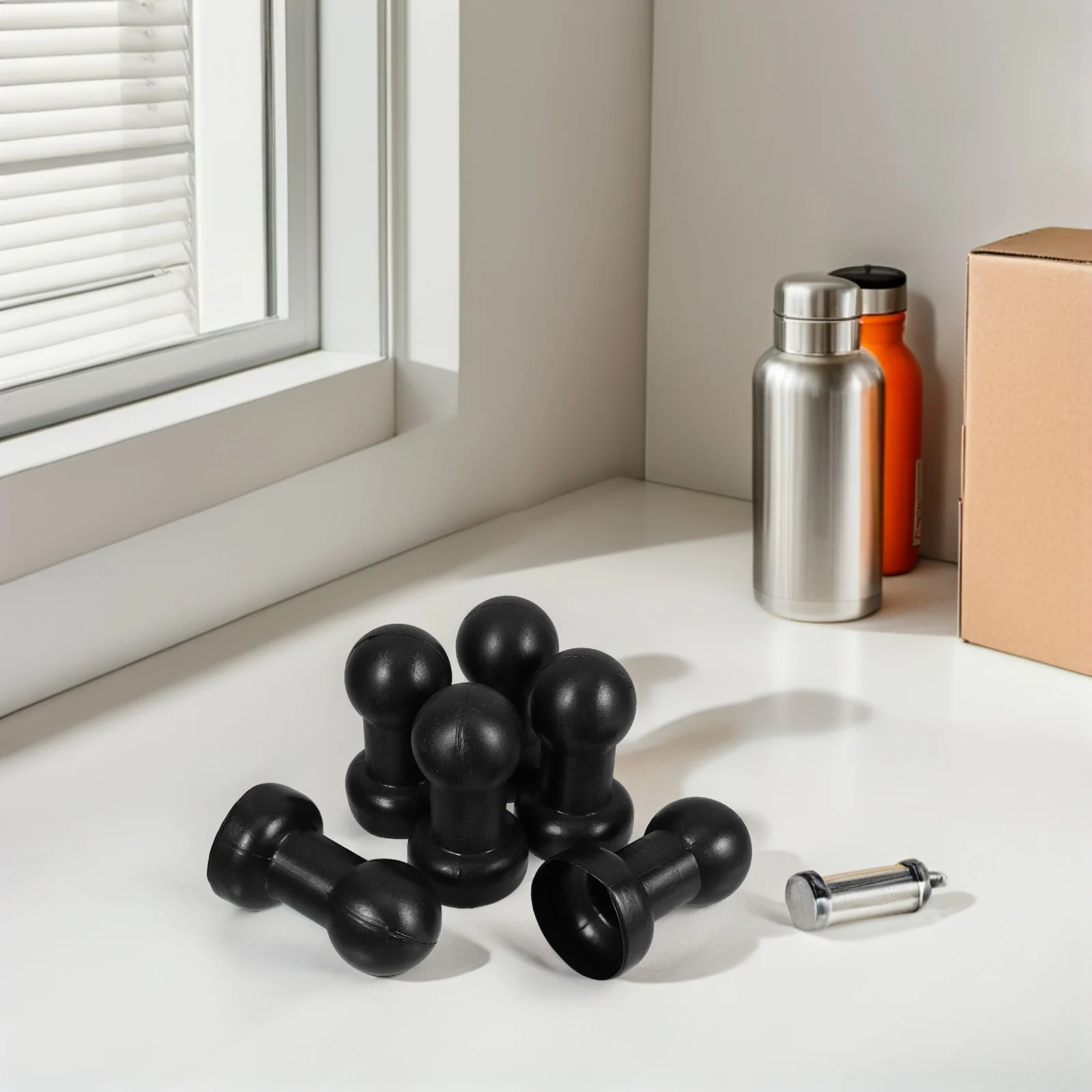 

12Pcs Trampoline Pole Caps Ball Design Heavy Duty Protection Covers for Steel Frame Tubes Universal Fit Easy Install Outdoor