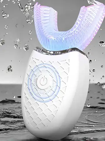 U-Type Toothbrush 360 Degrees Intelligent Silicon Head Sonic Electric Toothbrush Automatic USB Charge Waterproof Toothbrush