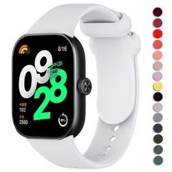 Silicone Band for Redmi watch 4 Strap smart watch accessories Official correa bracelet Replacement belt for Xiaomi mi band 8 pro