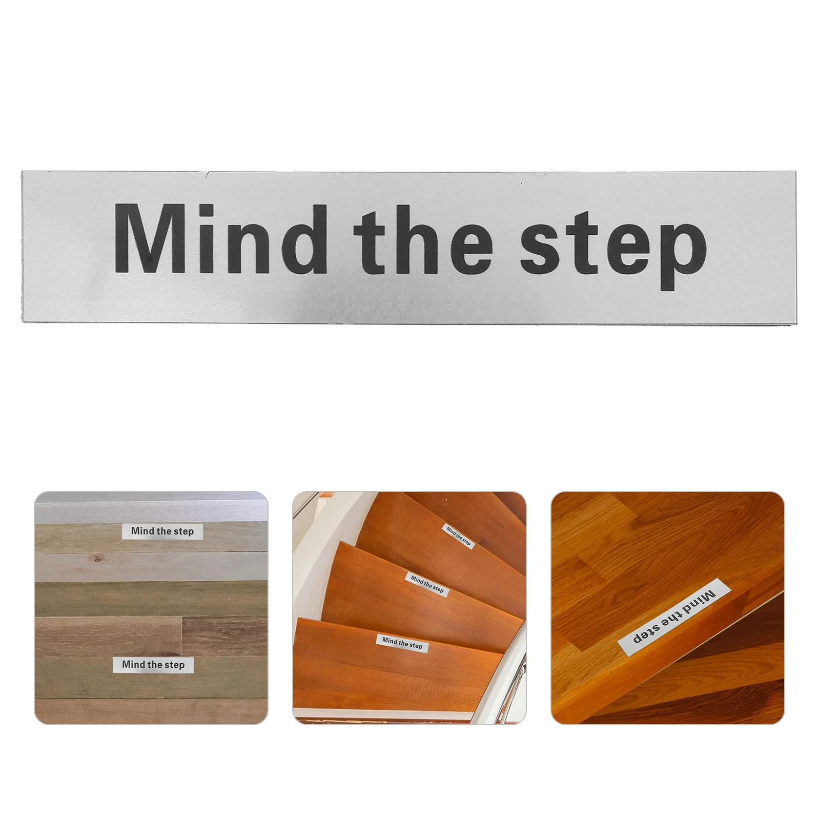 Panneau d'avertissement pour utilisation intérieure et extérieure, alerte d'avertissement d'escalier Durable, haute visibilité, sécurité routière