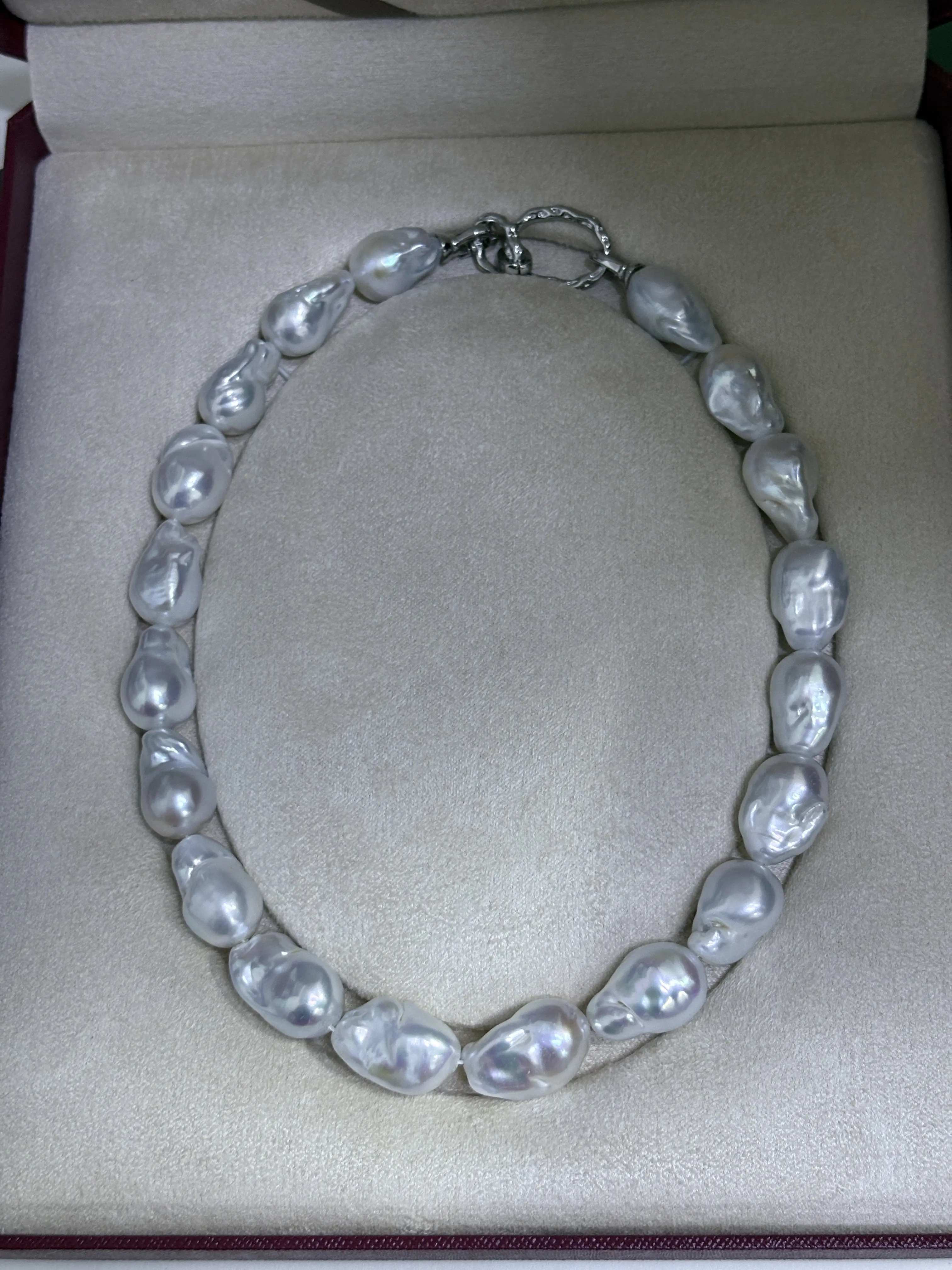 Limited Time Promotion South Sea Natural Baroque Pearl Necklace 45cm - Elegant Goddess Style Jewelry