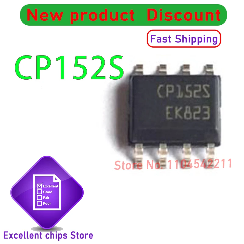 10 STKS-100 STKS/PARTIJ LCP1521S CP152S CP152 SOP-8 Nieuwe Originele