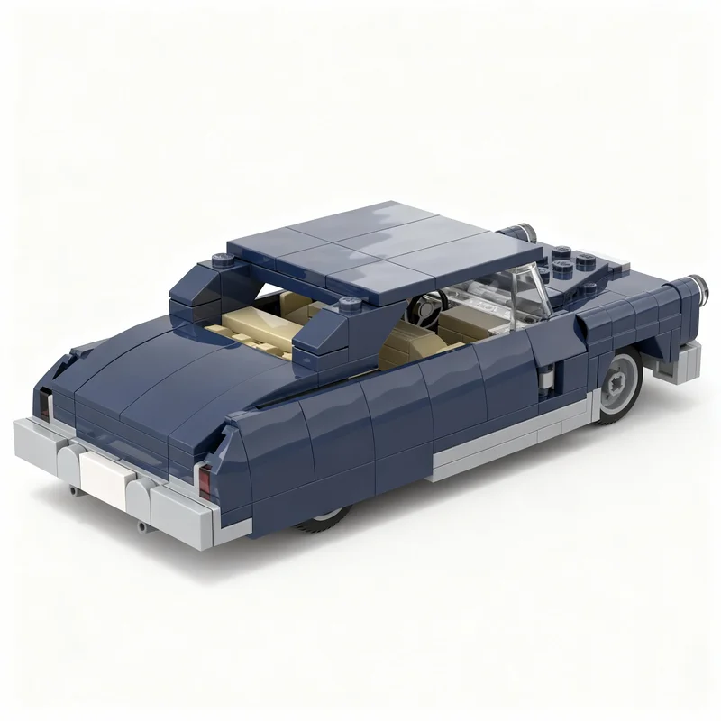 254pcs MOC System Hudson Hornet Model Building Blocks Architecture DIY Assemble Creative Toy Education Brick Christmas Gift Idea